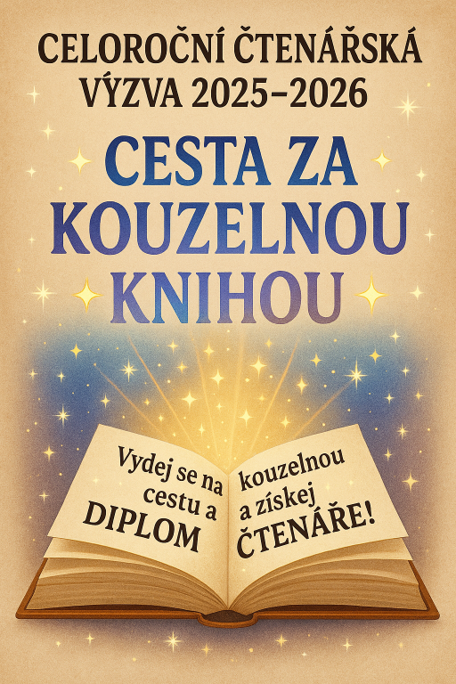 cesta za kouzelnou knihou plakt