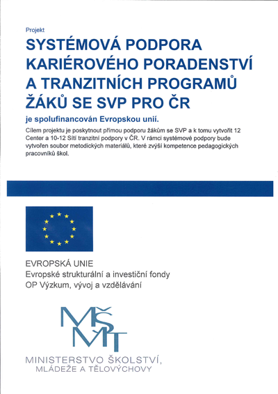 Systémová podpora kariérového poradenství a tranzitních programů žáků se SVP pro ČR